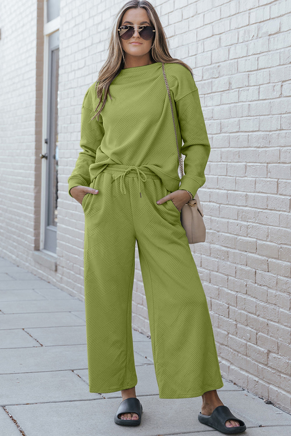 Chloe Long Sleeve Top and Pants Set