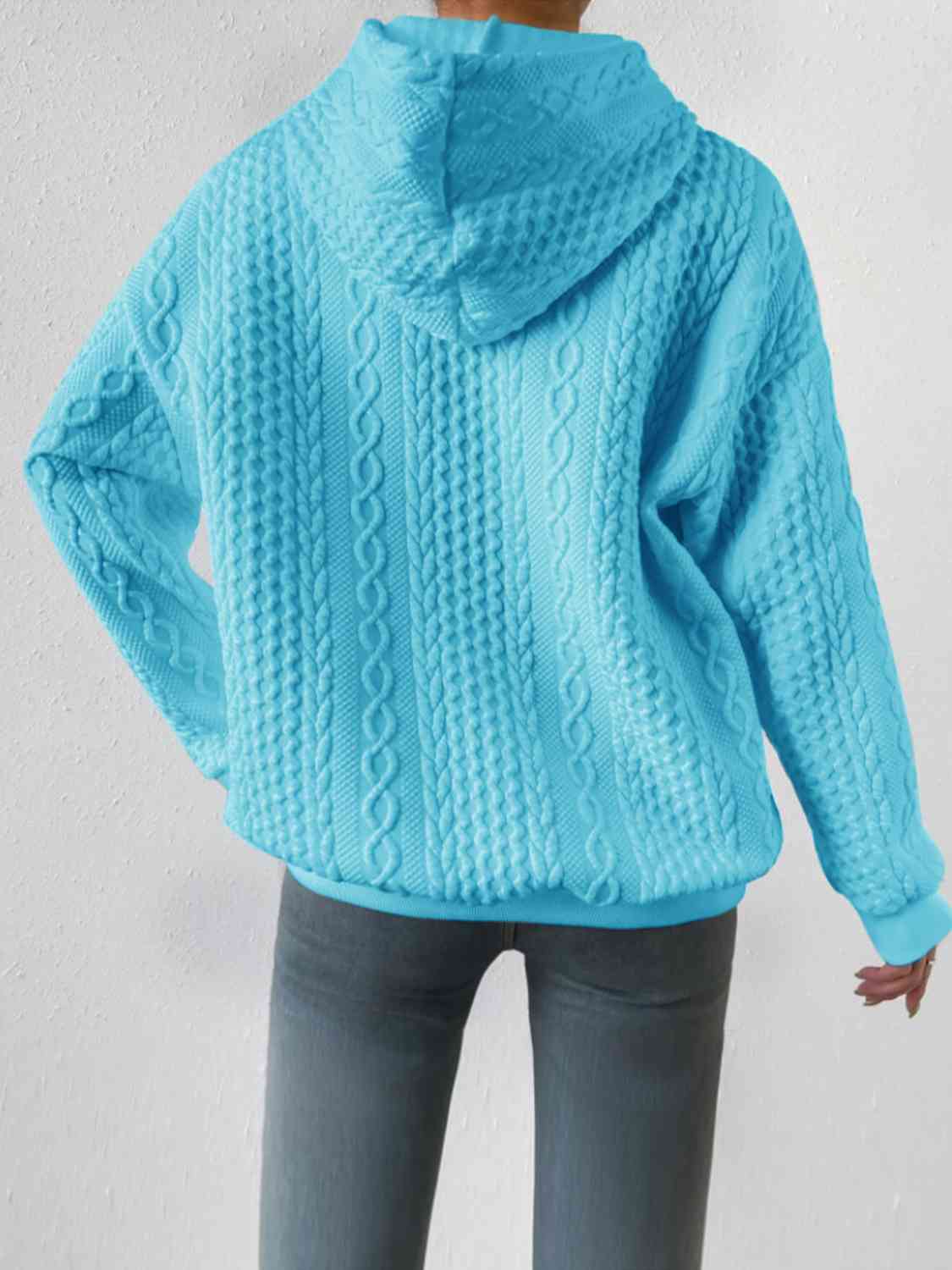 Davina Drawstring Long Sleeve Hoodie