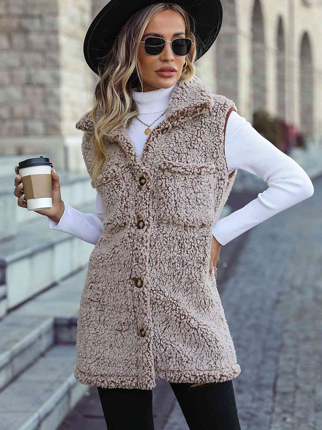 Thalia Collared Neck Vest