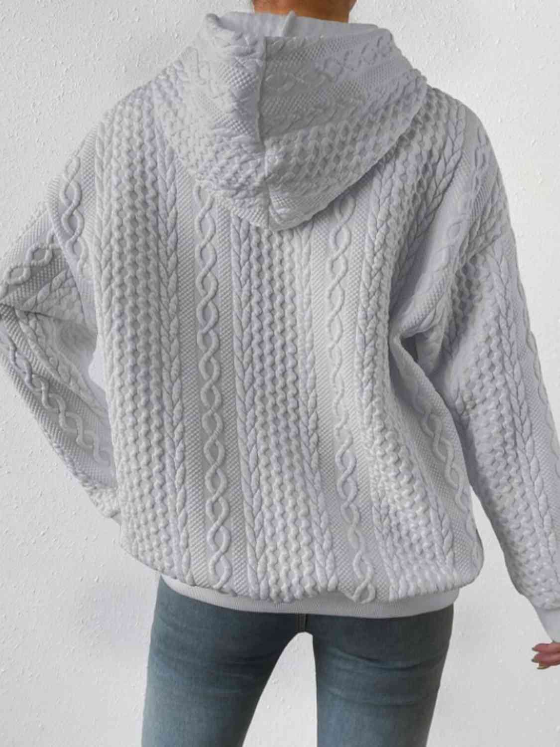 Davina Drawstring Long Sleeve Hoodie