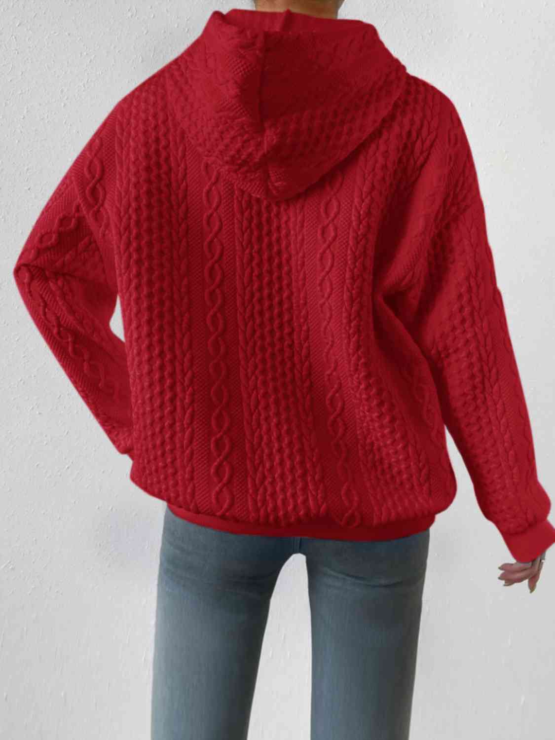 Davina Drawstring Long Sleeve Hoodie