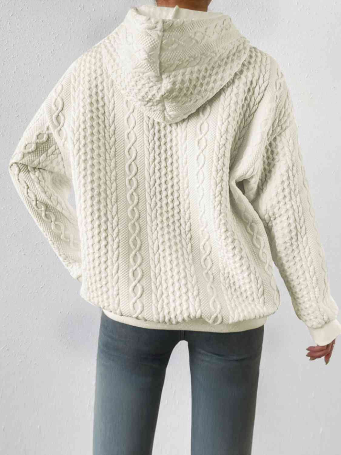 Davina Drawstring Long Sleeve Hoodie