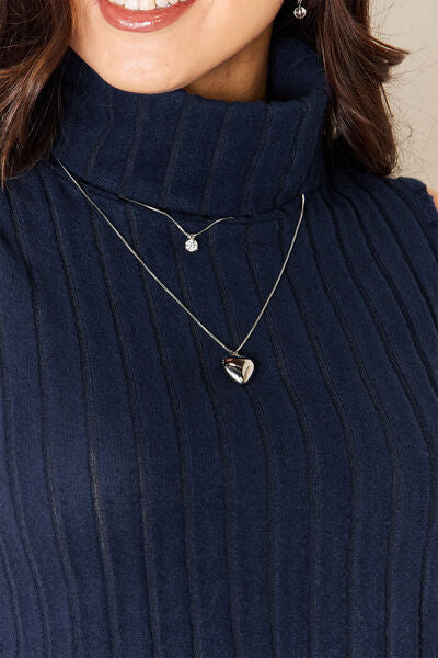 Raya Ribbed Turtleneck Tank