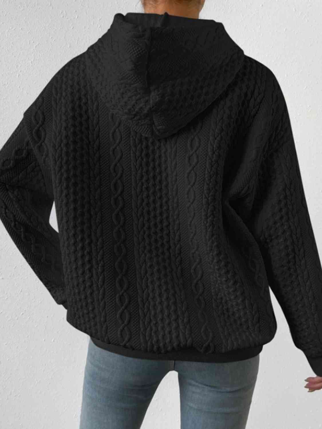Davina Drawstring Long Sleeve Hoodie