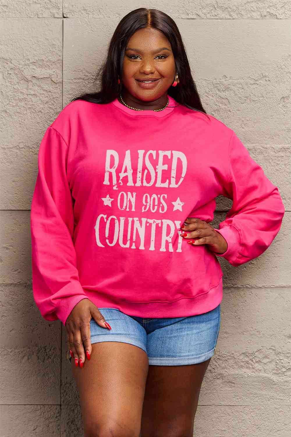 Raised on 90's Country Graphic Sweatshirt
