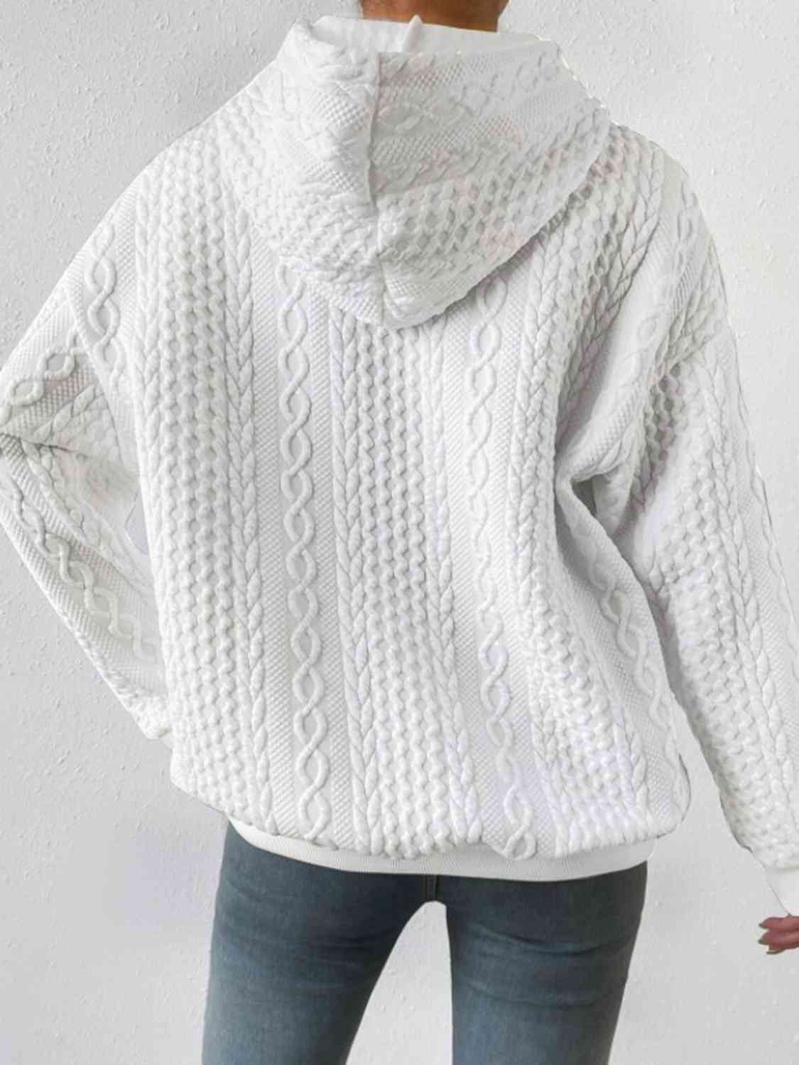 Davina Drawstring Long Sleeve Hoodie