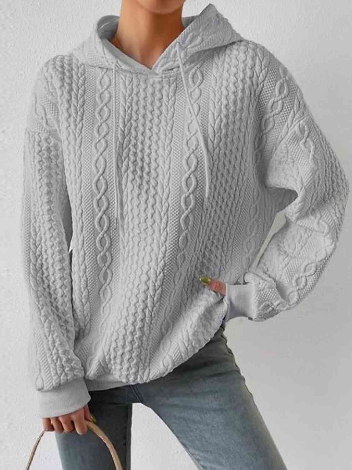 Davina Drawstring Long Sleeve Hoodie