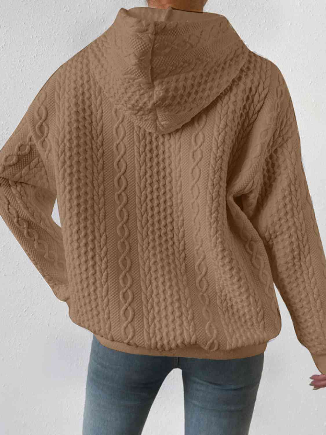 Davina Drawstring Long Sleeve Hoodie