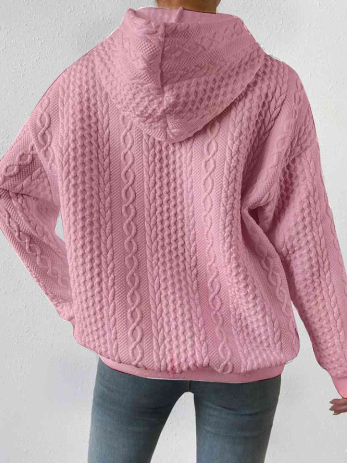 Davina Drawstring Long Sleeve Hoodie
