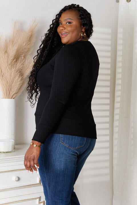 Carli V-Neck Long Sleeve Cardigan