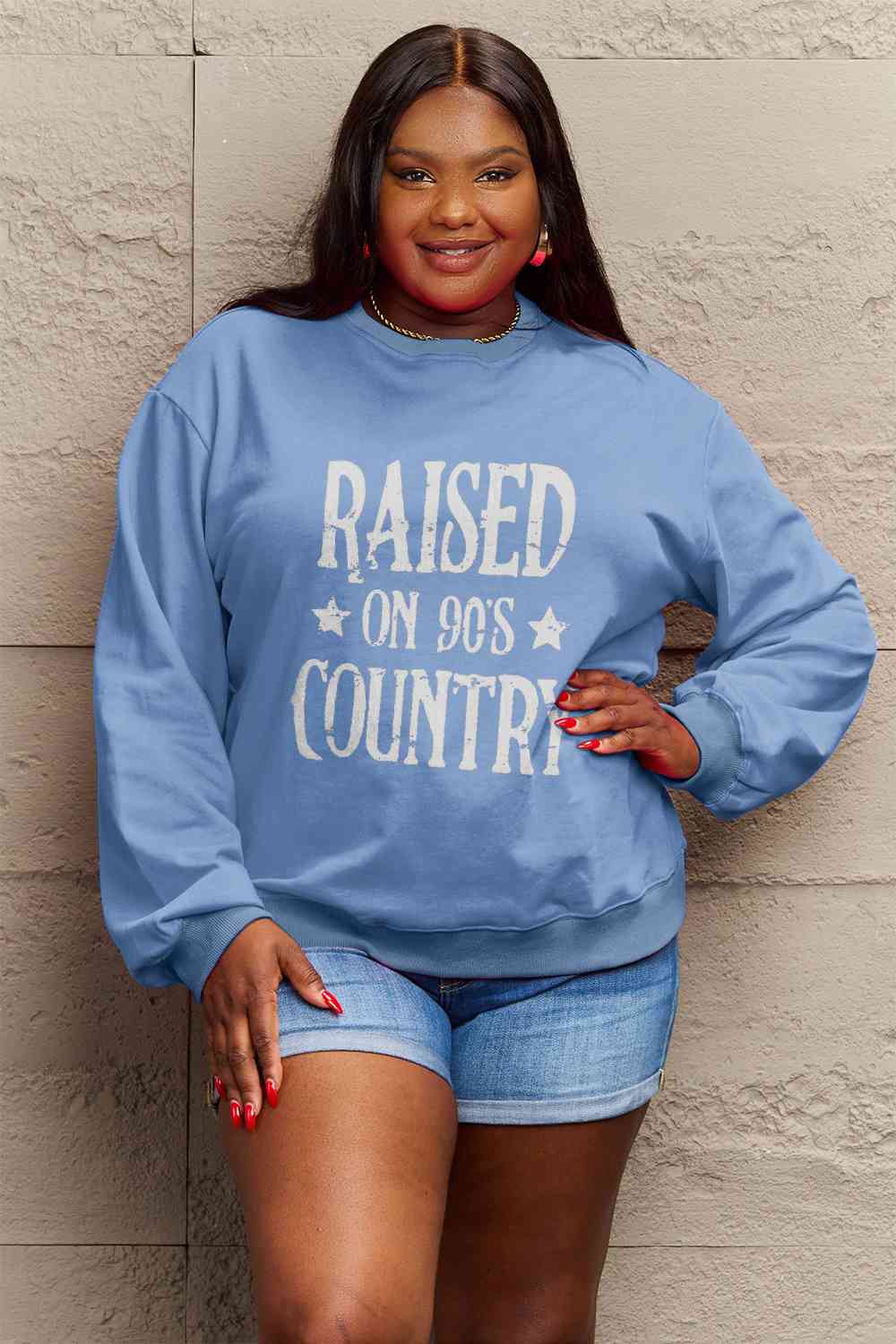 Raised on 90's Country Graphic Sweatshirt