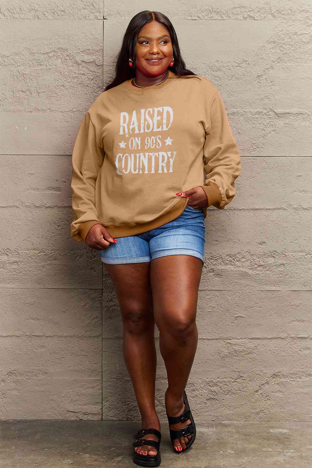 Raised on 90's Country Graphic Sweatshirt