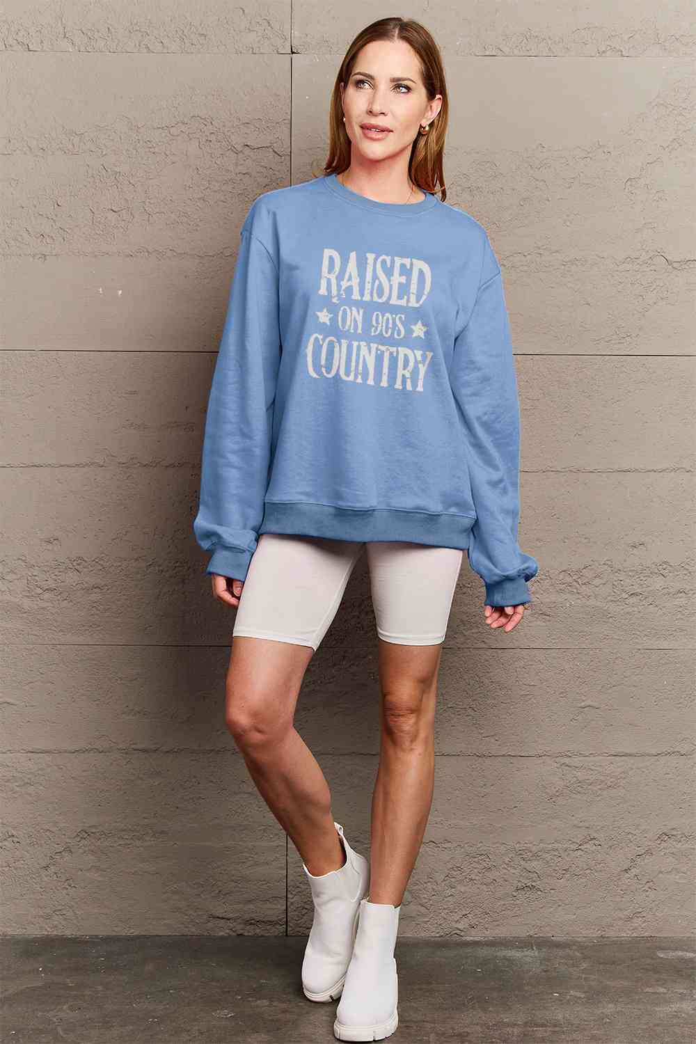 Raised on 90's Country Graphic Sweatshirt