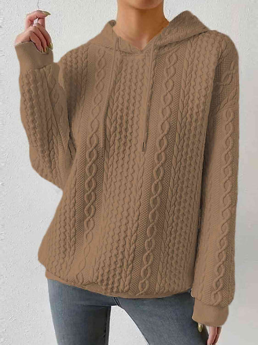 Davina Drawstring Long Sleeve Hoodie