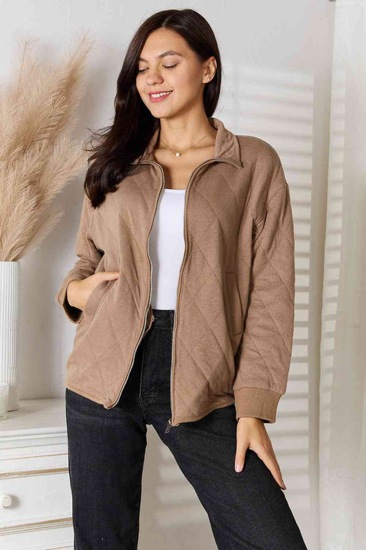 Isla Zip-Up Jacket with Pockets